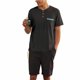 thumbnail image 2 of Pijama de verano para hombre, de color liso, informal y cómodo, de manga corta, ideal para usar en casa o al aire libre., 2 of 4