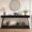 Black, variant on 70.9" Extra Long Industrial Console Sofa Table - 3-Tier Narrow Entryway Hallway Accent Table With Storage Shelves For Living Room (Rustic Brown)