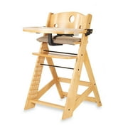 Angle View: Keekaroo Height Right High Chair with Tray - Natural
