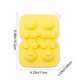 thumbnail image 3 of CaiYueKe Silicone Ice Cream Mold Reusable Popsicle Maker Freezer Tray BPA Free Kitchen DIY Dessert Treats Flexible Easy Release Homemade Ice Pop Tray, 3 of 7