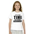 thumbnail image 4 of Time Think Cute Optimistic Gym Crewneck T Shirts Boy Girl Teen Brisco Brands L, 4 of 5
