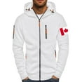 thumbnail image 2 of Zpanxa Mens Zip Up Hoodie Jacket with Pockets Graphic Print Long Sleeve Pullover Casual Streetwear Outerwear for Men Gym Daily Wear, 2 of 3