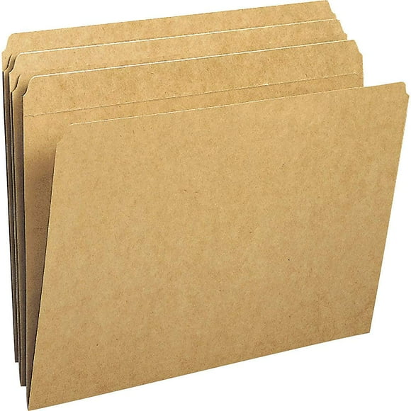 Carpeta para archivos, reforzada, con lengüetas de corte recto, tamaño carta
