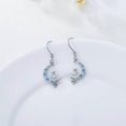thumbnail image 4 of S925 Silver Lovely Cat Earrings Animal Charm Earrings Stud Earrings For Women Cat Lovers, 4 of 5