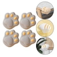 thumbnail image 4 of 4 protectores de esquinas de mesa con forma de pata de dibujos animados para niños, protectores de esquinas de mesa de seguridad antiarañazos. Gris, 4 of 9