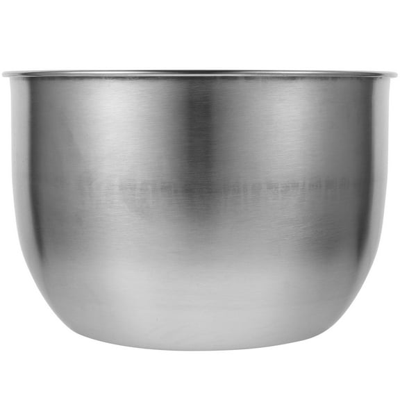 MEIBUTYUP Large Stainless Steel Mixing Bowl Deep Design for Home Kitchen Use 1 Piece and Easy to Clean