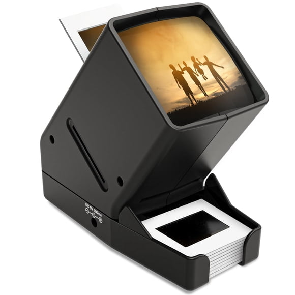 Visor de diapositivas de 35 mm, batería USB con ampliación 3X DigitConvert