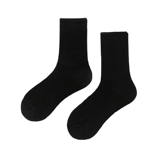 Harpily Women's Solid Color Medium Tube Socks Light and Thin Spring and Summer Candy Colored Multi Colored Four Season Soft Socks
