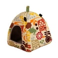 thumbnail image 4 of Hamaca para pájaros jinwen cama para dormir jaula de juguete accesorios casa para pájaros EstiloD 17x17x18cm, 4 of 8