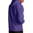 thumbnail image 5 of Champion Men's and Big Men's Powerblend Fleece C Logo Pullover Hoodie, up to Size 4XL, 5 of 6
