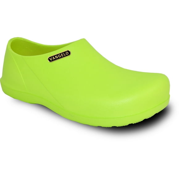 vangelo Professional Slip Resistant Clog Women and Men Work Shoe Nurse Shoe Chef Shoe CARLISLE LIME