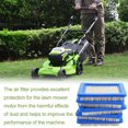 thumbnail image 3 of Dinheiro Engine Air Filter, 5pcs Engine Air Filter, Lawn Mower Air Filter Accessories, Air Filter Cartridge for Push Mower Replacement Blue Tractor Air Filter, 3 of 5