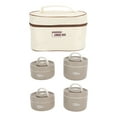 thumbnail image 2 of Insulated Bento Lunch Box, Portable Stainless Steel Food Container With Bag, Cutlery Set, 2 of 8