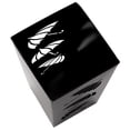 thumbnail image 4 of Soporte para paraguas Ollen de metal cuadrado negro de 16,5 cm, 4 of 9