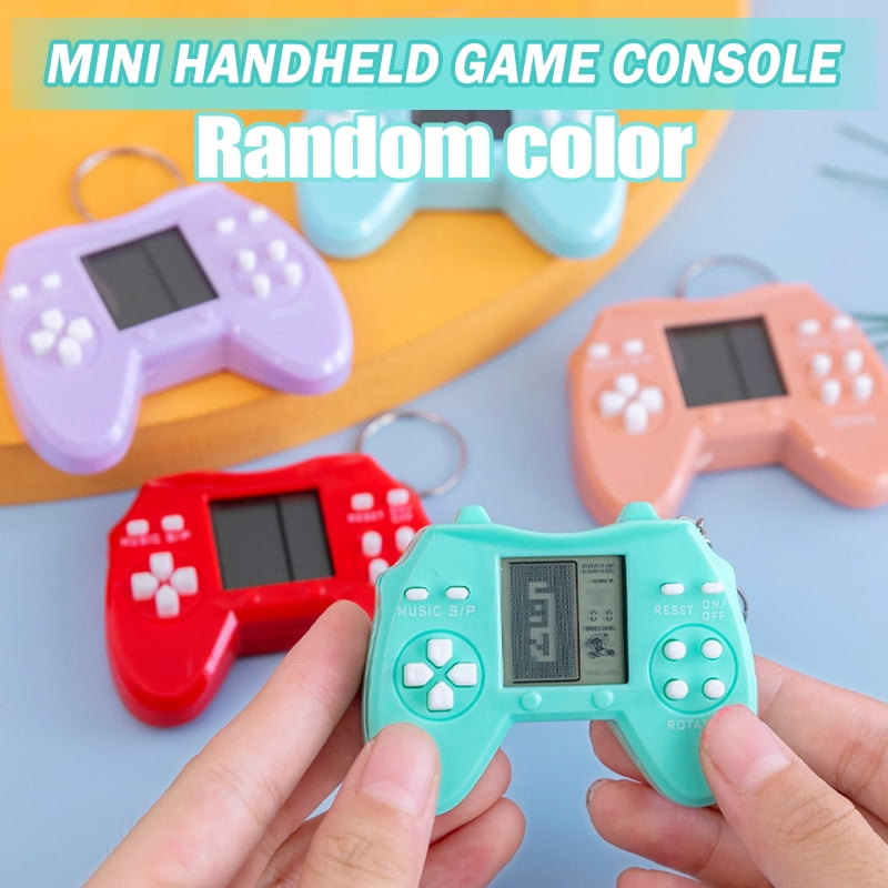 Retro Tetris Game Box Mini Key Chain, Kids Handheld Classic Games Machine  With Keychain Ring Retro Mini Game Machine Handheld Game Console | Ays  Handheld Tetris Game Console Fan In Portable Handheld