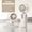 Beige, variant on Foldable Neck Hanging Cooling Fan, TEC Superconduct Refrigeration, 100 Gears, 4000mAh Battery, Handheld & Desktop Personal Air Conditioner for Travel & Sports