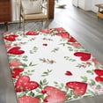 thumbnail image 2 of 3'x5' Area Rugs, Valentines Love Heart Indoor Outdoor Area Rug for Living Room Bedroom, Eucalyptus Red Love Heart Washable Bathroom Rugs Kitchen Floor Carpet Mats Home Decor Aesthetic, 2 of 8