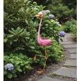 thumbnail image 4 of Regal Art & Gift Goofy Bird Stake - Flamingo Metal 44.75" Statue Garden, 4 of 5