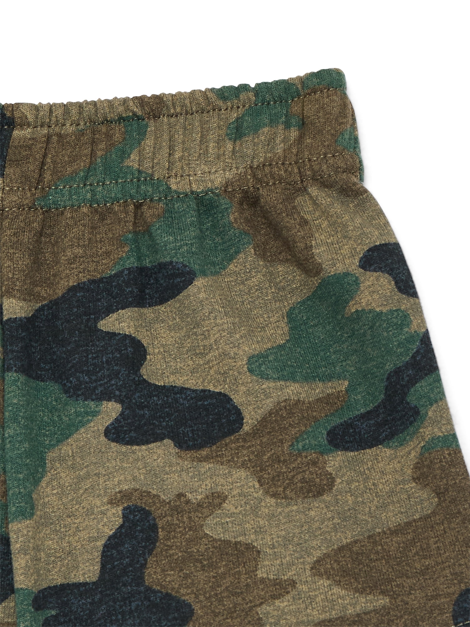 Wonder Nation Baby Boy French Terry Printed Shorts, Sizes 0-24 Months