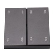 TUYA App Control, Color & Brightness Adjustment, Wireless Switch 8-Gang Smart Light Dimmer