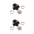 thumbnail image 4 of Ruiboury Radiator Caps Radiator Coolant Filler Neck Fits Caps Fill for Chrysler Style A 2Set, 4 of 6