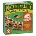 thumbnail image 1 of Nature Valley Granola Bars, Sweet and Salty Nut, Salted Caramel Chocolate, 6 Bars, 1 of 10