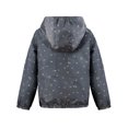 thumbnail image 5 of MYJAJAYI Boys Rain with Hood Jacket Lightweight Waterproof Jacket Raincoat for Kids Boys Gray Size M, 5 of 6