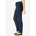 thumbnail image 3 of Woman Within Plus Size Flex-Fit Pull-On Straight-Leg Denim Jean, 3 of 3