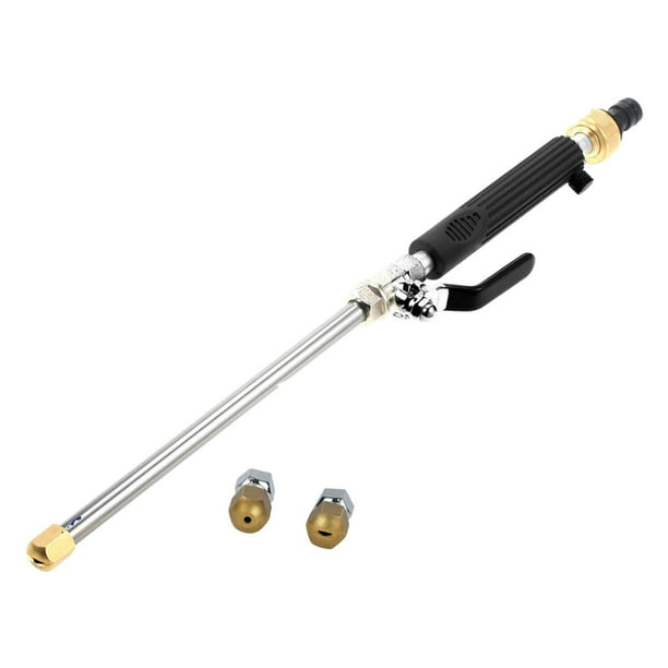 Ventas de extensión de lavadora a presión accesorio para lavado de automóviles de lavado de automóviles ergonómicos con punta de aluminio resistente Mango negro