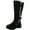 Black/Fabric, variant on Cliffs by White Mountain Womens Merritt Faux Leather Winter & Snow Boots