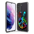 thumbnail image 3 of MUNDAZE Samsung Galaxy Note 20 Ultra Shockproof Clear Hybrid Protective Phone Case Peace Graffiti Painting Art Cover, 3 of 5