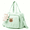 Green, variant on Cute Quilted Baby Diaper Tote Bag, Multifunctional Waterproof Handbag with Stroller Straps for Travel Mommy Daily Use(Black)