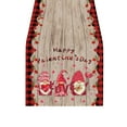 thumbnail image 3 of Valentine's Day Heart Table Runner - Red Rose Print Tablecloth for Restaurant, Romantic Valentine's Table Flag and Dining Table Decoration, 3 of 6