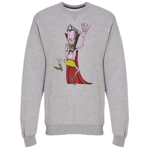Dracula Rising Leg And Arm Sweatshirt Men's -Image by Shutterstock