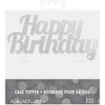 thumbnail image 2 of Cake Top HBD Slv Glt, 2 of 2