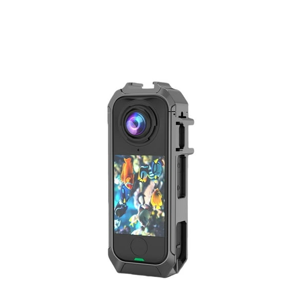 Aluminum Alloy Frame Cage for Insta360 X4 Air Camera，Metal Bezel Mount Protective Case Frame Panoramic Action Camera Accessories