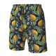 thumbnail image 4 of Balery Citrus Fruits Elegant Lemons Traje de Baño Estilo Hawaiano para Hombre, Shorts de Secado Rápido con Bolsillos-Medium, 4 of 6