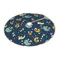 thumbnail image 2 of KLL Christmas Tree Skirt,Party Decorations Farmhouse for Christmas Decorations Holiday Party 48" -Space Sleeping Panda, 2 of 6