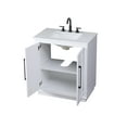 thumbnail image 6 of Elegant Kitchen and Bath 30 inch Single Bathroom Vanity in White, 6 of 7