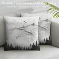 thumbnail image 3 of Orinice Birds Tapestry Mountain Graphic Decorative Cotton Linen Throw Pillow Cover for Home Couch Living Room Bed Sofa 22x22in, 3 of 5