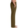 thumbnail image 6 of HKYNLAG Men's Pajama Pants Buffalo Plaid Mens PJ Pajama Pants Bottoms Caual Lounge Pants Sleepwear Christmas PJs with Pockets Light Brown L, 6 of 7