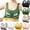 Green, variant on PUMISAS Sports Oversized Bras For Women Wirefree Workout Splice Color Supportive Top Comfortable Seamless Running Outdoor Bras