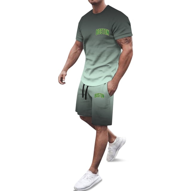 Playeras De Algodón Para Hombre, Camiseta Holgada Con Estampado De Letras De Ciudad Para Hombre, Conjunto De Ropa Deportiva De Verano, Ropa Deportiva Informal