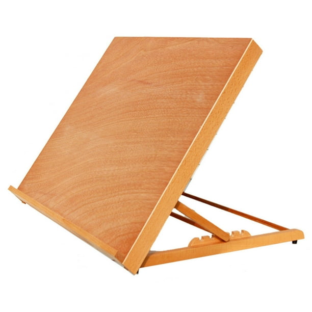 UBesGoo 19" x 26" Desktop Easel, Beechwood Folding Portable Angle