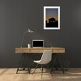thumbnail image 3 of Grall, Don 23x32 White Modern Wood Framed Museum Art Print Titled - WY, Yellowstone Bson silhouetted at sunset, 3 of 4