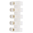 thumbnail image 3 of Terminal Strip Block, Insulated Wire Connector Block Thickened Brass Fireproof  for Mechanical for Electromechanical for Electrical Control for Power Supplies, 3 of 7