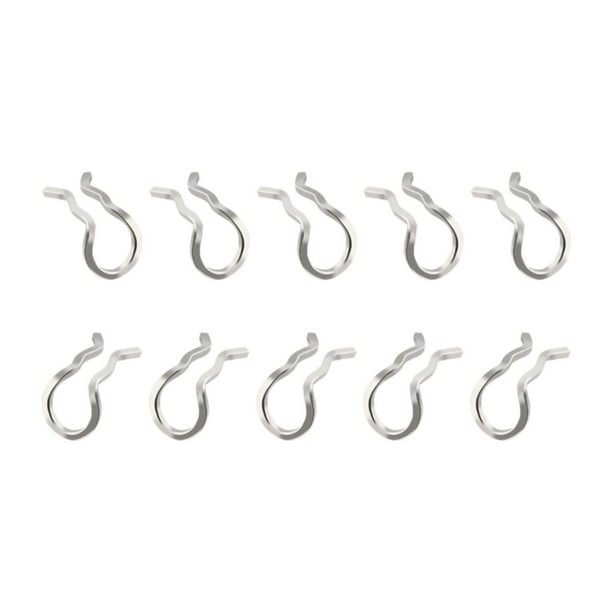 10 Uds pasadores de chaveta DYNWAVEMX para frenos de disco de bicicleta Plata