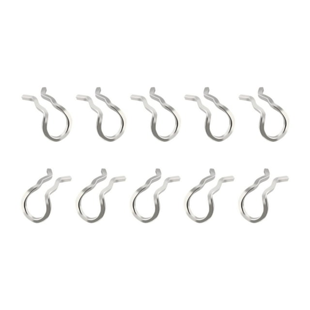 jinwen 10 Pcs Pinces de Frein pour Plaquette, Étriers, Clips de Fixation à Pression, Pinces Sp