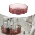thumbnail image 4 of Anti-patín Round 360 Bandeja de Almacenamiento de Rotación Estimado Botellas Botellas Spice Rack Table Top Frut Food Cosmetic Storage Box Organizador rojo Soledad Organizador de estante de especias, 4 of 9