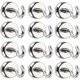 thumbnail image 1 of 12pcs 16mm Magnetic Hooks,100 lb Strong Magnet with Hook for Fridge,Extra Strength Industrial Hooks for Hanging, Magnetic Hanger, 1 of 4